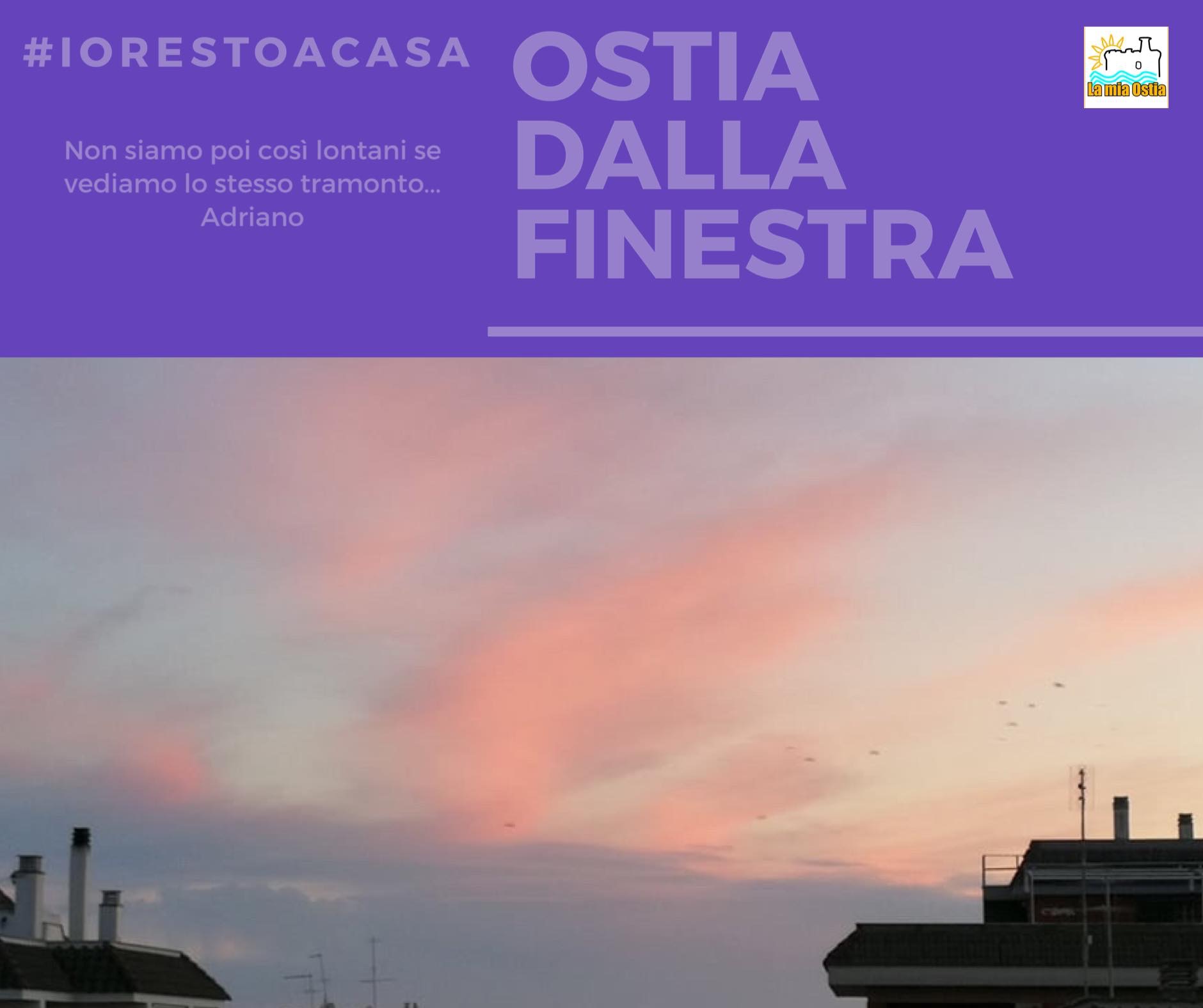 Ostia dalla finestra: mese di aprile